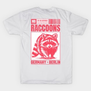 the raccoons of Berlin City T-Shirt